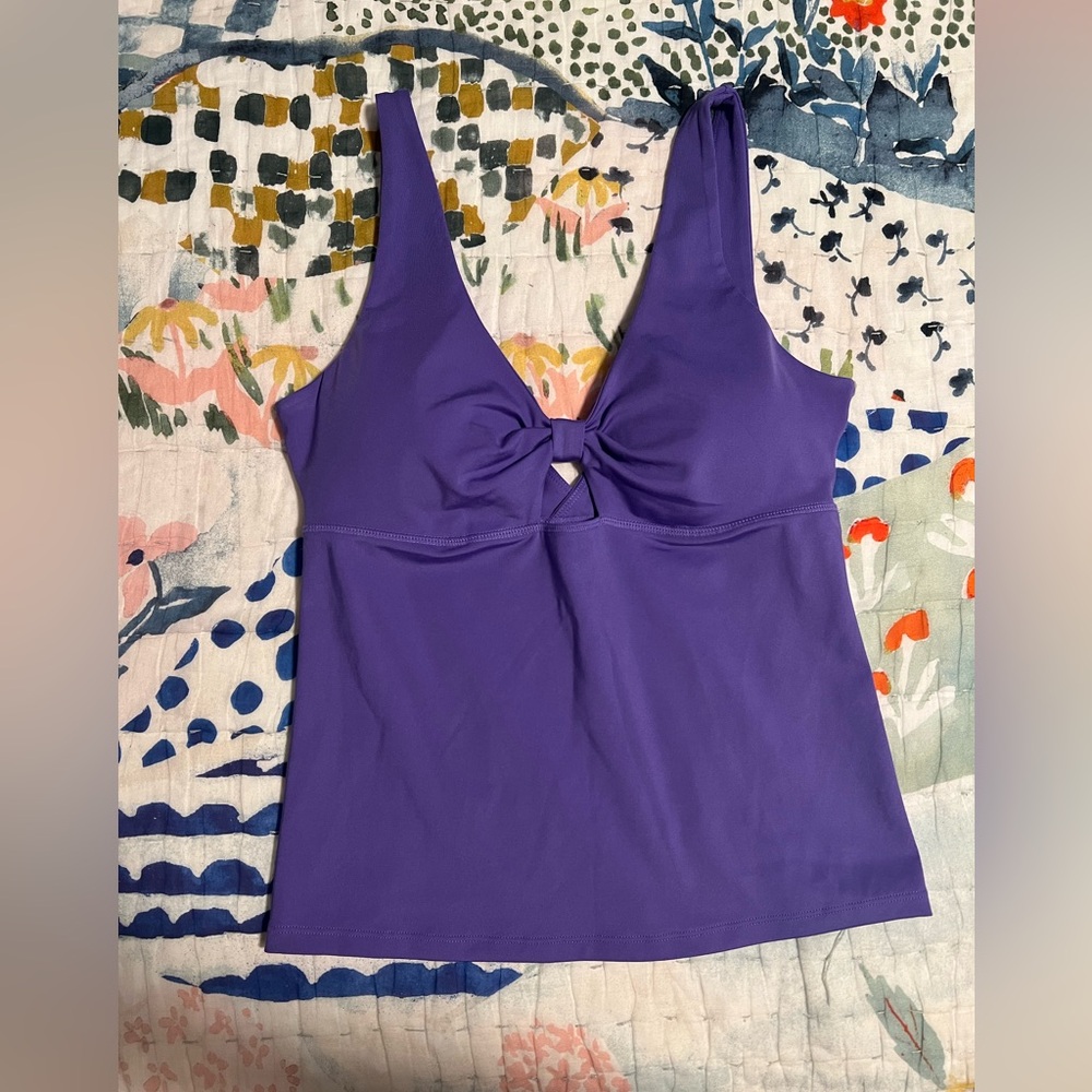 Girlfriend Collective Purple Tank Top